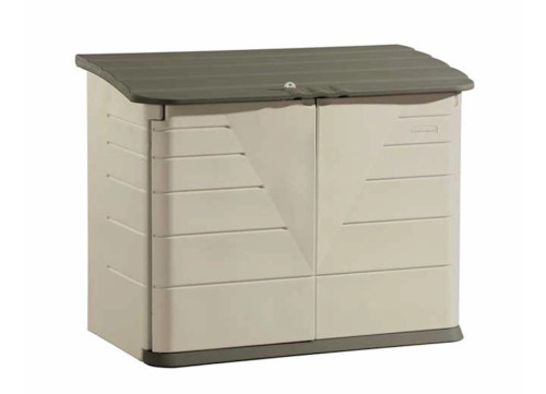 RUBBERMAID OUTDOOR STORAGE LARGE HORIZONTAL SHED|FG374701OLVSS