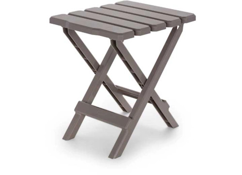 CAMCO ADIRONDACK FOLDING SIDE TABLE - TAUPE, 14"W X 12"D X 15"H|51883