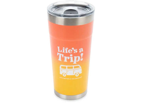 LIFE IS BETTER AT THE CAMPSITE LIBATC, PAINTED TUMBLER, LIFES A TRIP, 20OZ|53318
