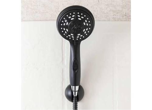 CAMCO SHOWER HEAD KIT-BLACK (E)|43744