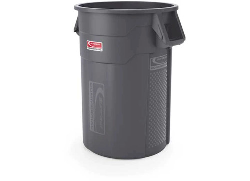 SUNCAST 44-GALLON UTILITY TRASH CAN - GRAY|TCU44