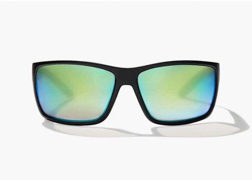 BAJIO BALES BEACH SUNGLASSES - BLACK MATTE/GREEN MIRROR|BAL220112