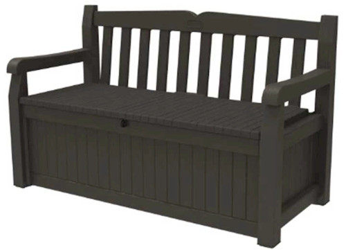 KETER SOLANA 70 GALLON STORAGE BENCH DECK BOX|250294