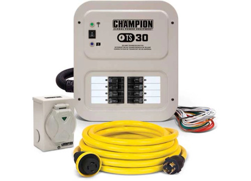 CHAMPION POWER EQUIPMENT 30A 240V MANUAL TRANSFER SWITCH|201192