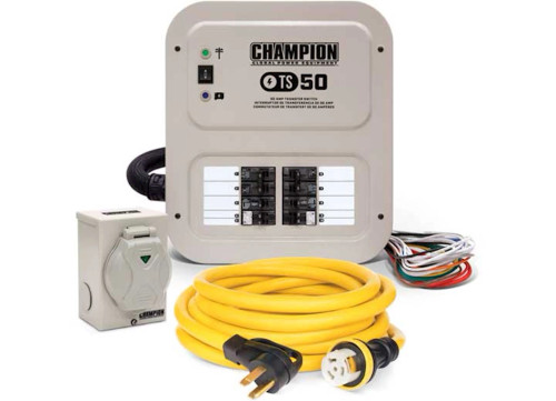 CHAMPION POWER EQUIPMENT 50A 240V MANUAL TRANSFER SWITCH|201193