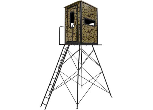 MUDDY GUNNER STEEL BOX BLIND WITH 10 FT. TOWER|MUD-BBBST1000-10C