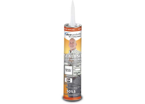 DICOR PRODUCTS SELF-LEVELING LAP SEALANT - 10.3 OZ. TUBE, GREY|501LSG-1