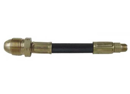 MARSHALL EXCELSIOR COMPANY THERMOPLASTIC STANDARD LP GAS HOSE 7/8IN NUT MALE POL X 1/4IN MALE INVERTED FLAR|MER401-24 MARSHALL EXCELSIOR COMPANY THERMOPLASTIC STANDARD LP GAS HOSE 7/8IN NUT MALE POL X 1/4IN MALE INVERTED FLAR|MER401-24