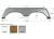 ICON REPLACEMENT TANDEM AXLE FENDER SKIRT FOR JAYCO RVS - METALLIC GRAY|1625