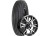 TASKMASTER RAMBLER TRAILER ASSY ST235/80R16 LRE ON 16X6 6X5.5 BLACK MACHINED LIP & FACE ALUMINUM WHEEL 3520LCC|B-23580R160E-F-60655BMBB2-V