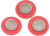 VALTERRA PRODUCTS LLC HOSE WASHERS WITH SCREEN, RED, 100 PER BAG|W1526