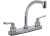 VALTERRA PRODUCTS LLC KITCHEN FAUCET, 8IN HI-ARC, 2 LEVER TEACUP, PLASTIC, CHROME|PF211344