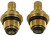 VALTERRA PRODUCTS LLC COMPRESSION STEMS FOR 2 LEVER HDLS, HOT & COLD, BRASS|PF287011