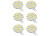GREEN VALUE G4 W/L SHAPE BACK PINS LED BULB 150 LUM 11-18V 1.6W NATURAL WHITE DIMMABLE 6 PK|15006V