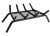 PLEASANT HEARTH 18-INCH STEEL FIREPLACE GRATE WITH EMBER RETAINER|BG5-184EM