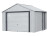 ARROW MURRYHILL STEEL STORAGE BUILDING - 10 FT. X 12 FT. X 8.5 FT. GRAY/ANTHRACITE|BGR1210FG