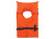 AIRHEAD (4) ADULT TYPE II KEYHOLE ORANGE LIFE VESTS & CLEAR STORAGE BAG|10000-25-A-OR