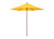 ASTELLA MOW SERIES 9 FT. ECONOMY MARKET UMBRELLA – YELLOW / WOOD GRAIN|MOW906202-P57