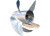 TURNING POINT PROPELLERS EXPRESS MACH4 BOAT PROPELLER(SERIES EX1/EX2-4) 13.5X15, 4 BLADE STAINLESS STEEL|31431530