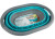 CAMCO COLLAPSIBLE UTILITY BASKET, SMALL, GRAY/TEAL|51902