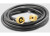 DICOR 24FT QCK CONN RV PROPANE HOSE, 1/4IN ID, 1/4IN MALE QCK CONN X 1/4IN FEM QCK CONN W/SHUTOFF VALVE|LP-25FMQD24