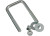 C.E. SMITH COMPANY PKG U-BOLT 7/16IN X 2-1/8IN X 4IN W/WASHERS & NUTS, SQUARE|15251A