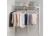 RUBBERMAID 2-4 FT EXPANDABLE CLOSET KIT - WHITE|2119012