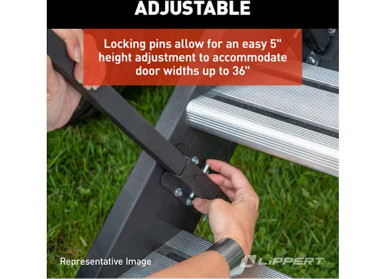 LIPPERT ENTRY ASSIST HANDRAIL FOR LIPPERT GENERATION 3 SOLID STEP ...
