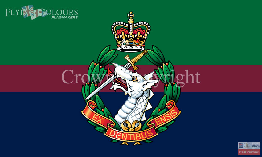 The Royal Army Dental Corps flag | Officially Licenced MoD Artwork