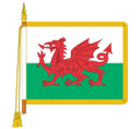 ceremonial Welsh Dragon Flag