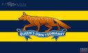 The Queens own Yeomanry flag