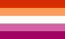 Lesbian-5-Stripe Pride Flag