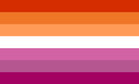 Lesbian-7-Stripe Pride Flag
