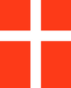 Denmark Flag Coffin Drape