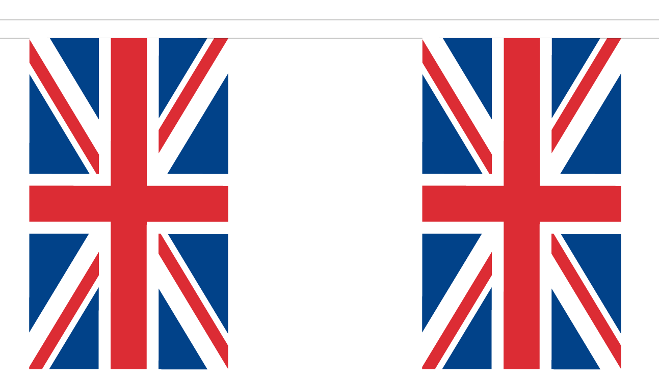10M/33Ft Union Jack Flag Coronation Bunting Banners Decorations - Foto 11