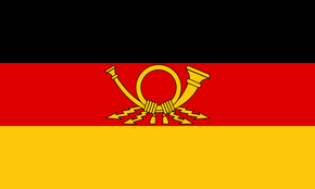 East Germany Post (1955 - 1973) Flag