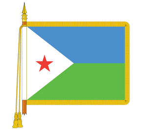 Ceremonial Dominica Flag Ceremonial Dominica Flag