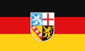 Saarland State and Civil Flag Flag