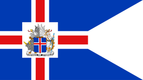 Iceland Presidential Flag