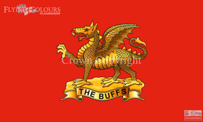 Prince of Wales Royal Regiment The Buffs flag