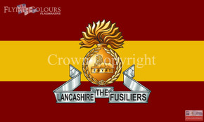 The Lancashire Fusiliers flag