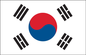 South Korea Display Flag