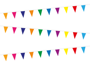 10m Pastel Colours Bunting (Clearance)