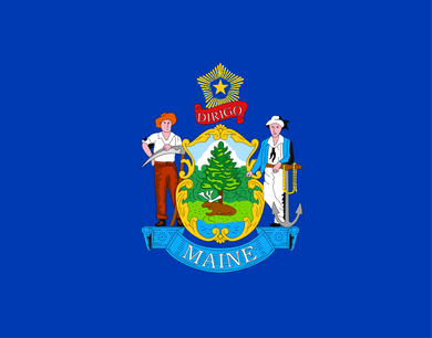 Maine State Flag