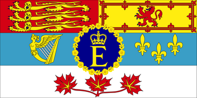 Personal flag of HM The Queen of Canada