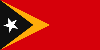East Timor (Timor-Leste) National Flag