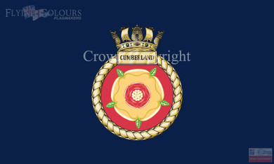 HMS Cumberland Flag