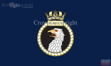 HMS Furious Flag