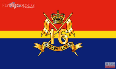 16th 5th The Queens Royal Lancers flag