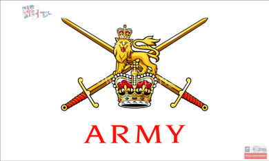 British Army Badge flag